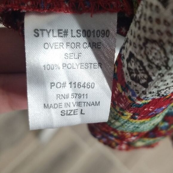 💸3/12$-Love Squared, Boho Top, Size Large - Picture 7 of 7